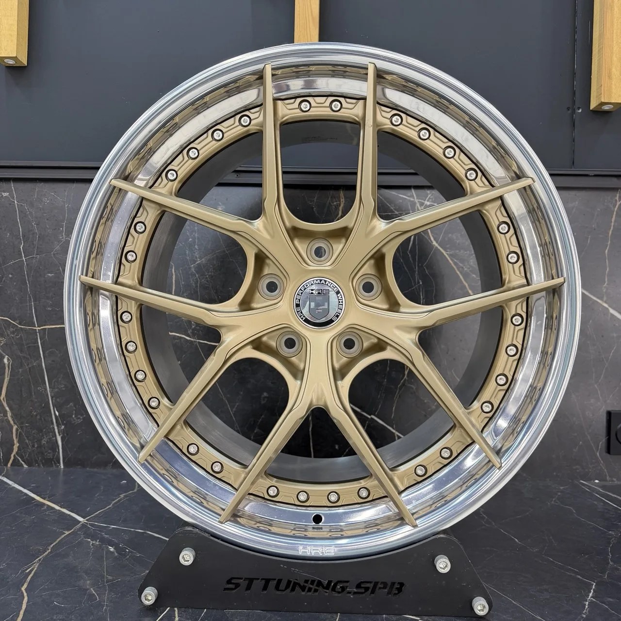 Диск ST Forged Panamera JV20745 11х21 5/130 et57 71,5 Gold Polish Lip Д006399
