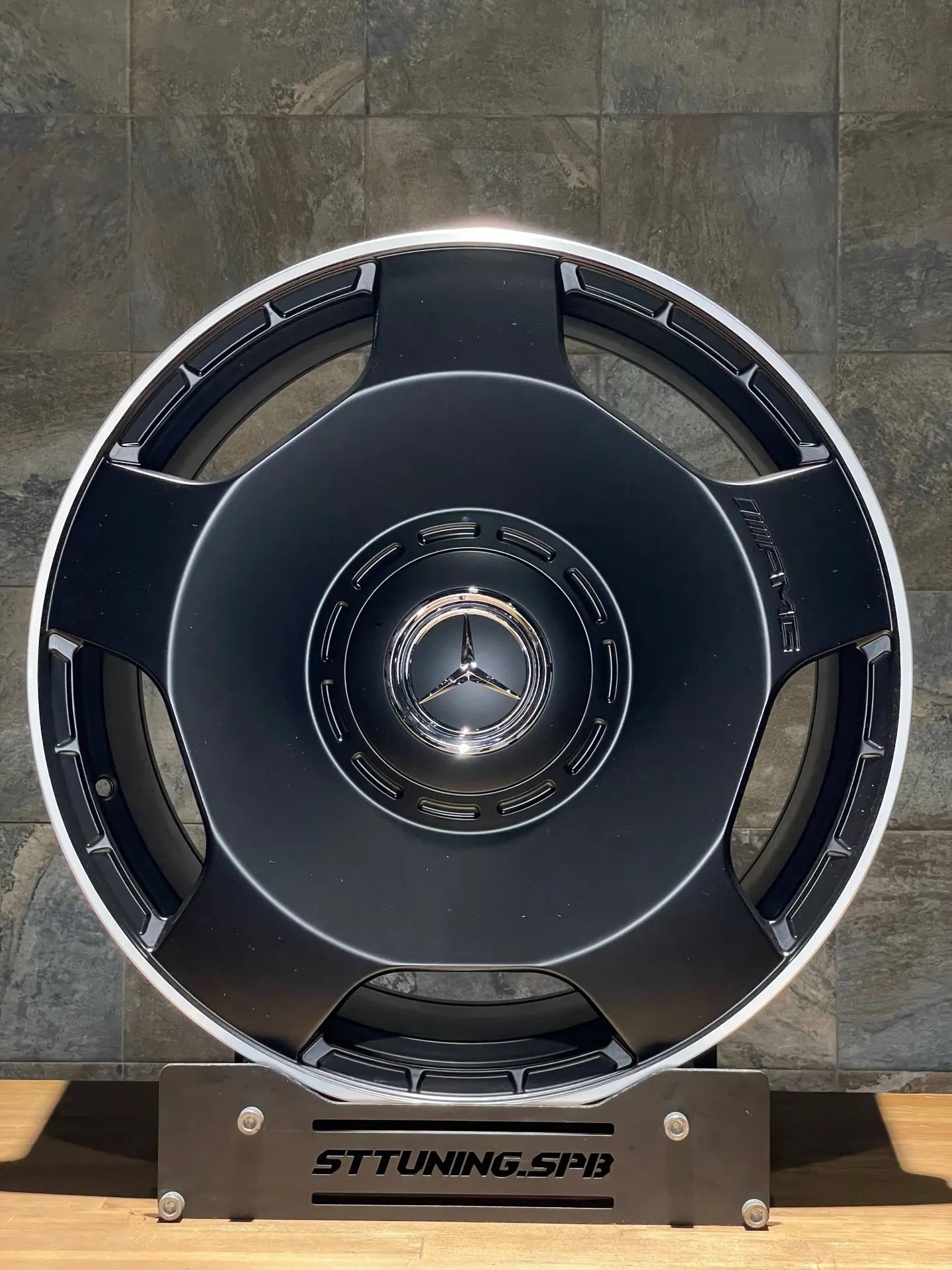 Диск ST Forged Monoblock G 10х21 5/112 et42 66,56 Matt Black Lip Д006439