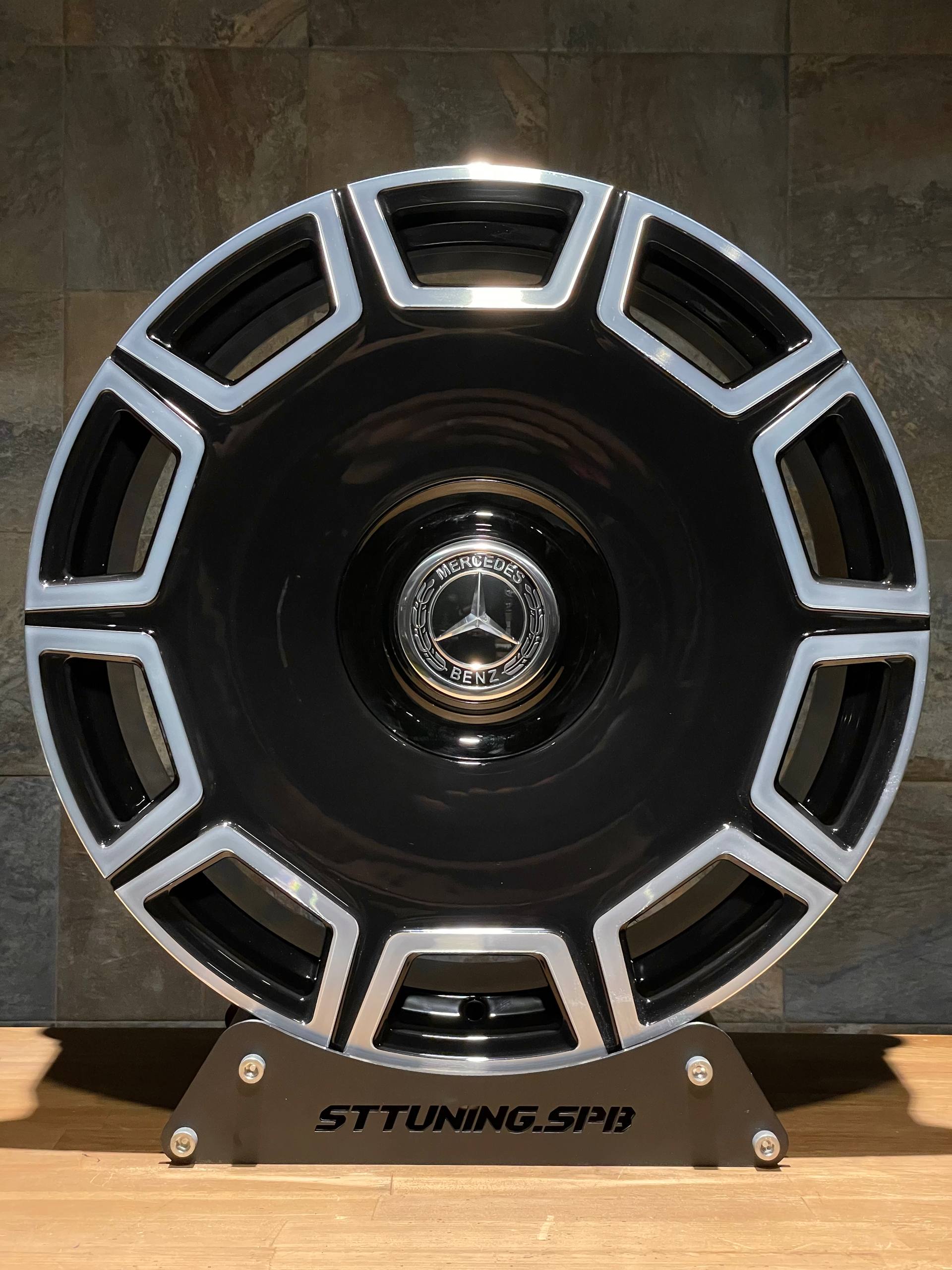 Диск ST Forged MB 049 9х21 5/112 et34 66,6 Gloss Black With Milling Д005451