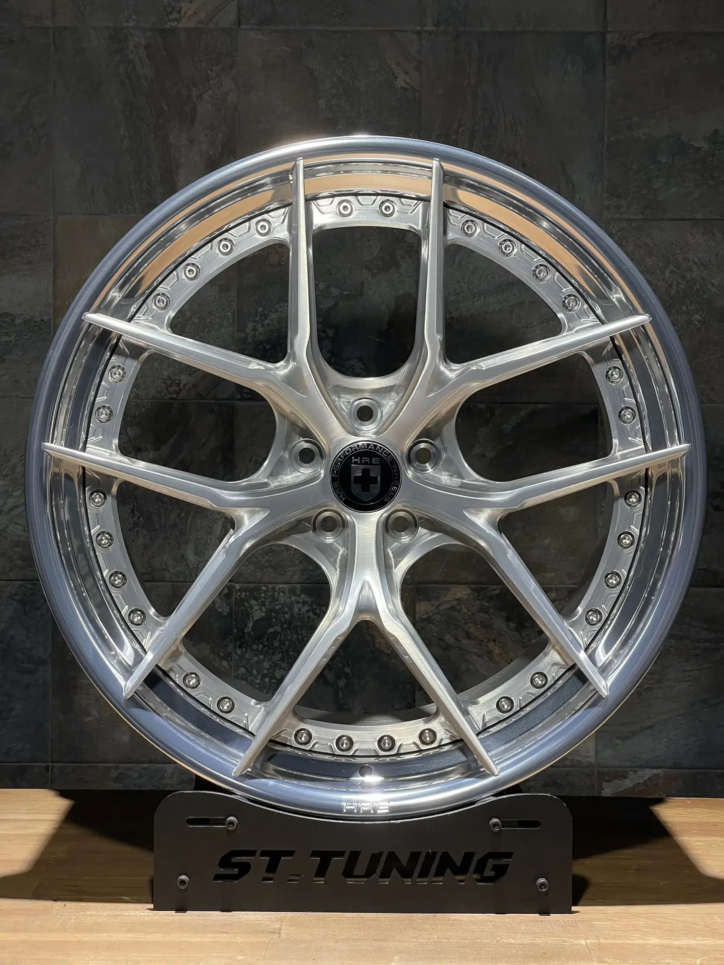 Диск ST Forged HRE JV 9,5х21 5/112 et28 66,45 Brushed Polish Lip Д006307