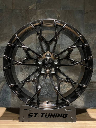 Диск ST Forged RCH BLV-X 10х22 5/112 et30 66,5 Black Brushed Д005388