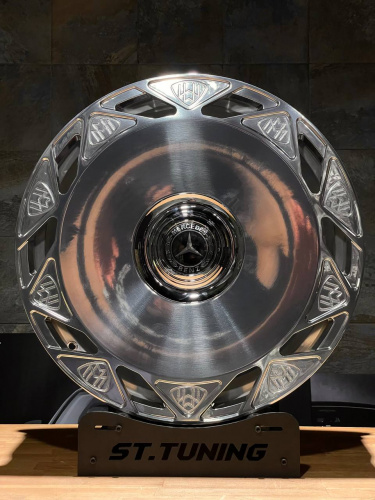 Диск ST Forged Monoblock Mybh New 10х21 5/112 et35 66,5 Polished Д003490